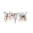 Anautica 5 Piece Dining Set