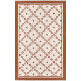 Thompson Wool Geometric Area Rug in Brown
