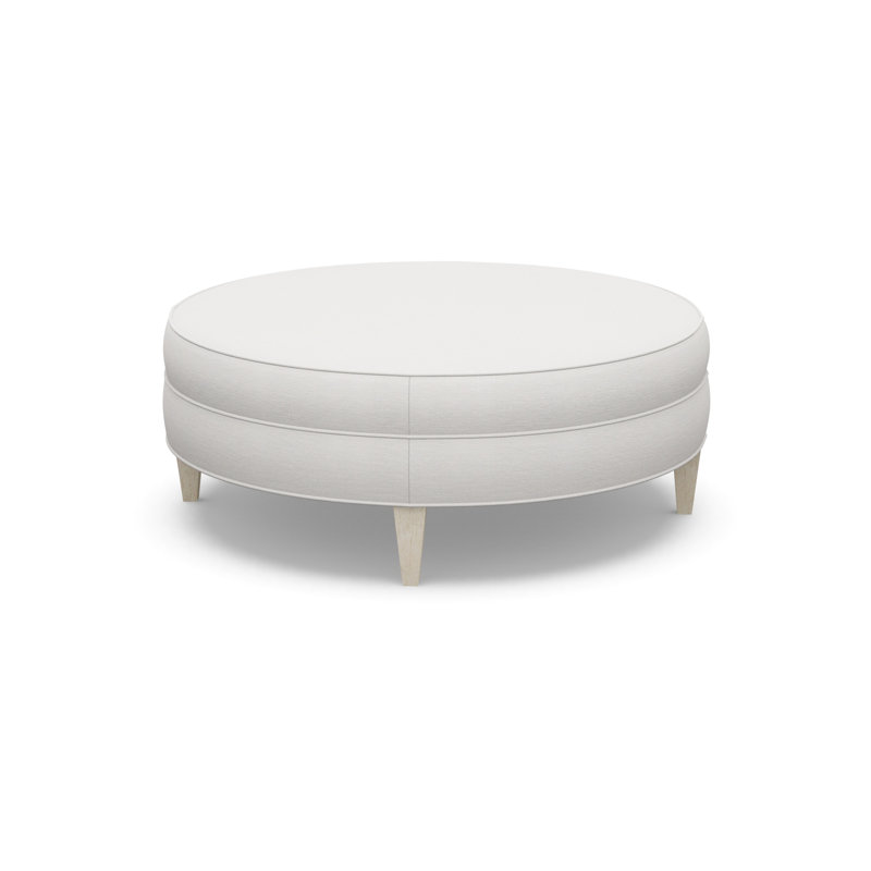 Round Ottoman, 9637-49, Sandstone