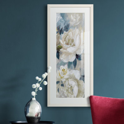 Peinture sur papier encadrée