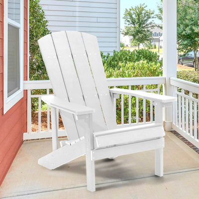 Shandel Weather Resistant HIPS Adirondack Chair by Rosecliff Heights