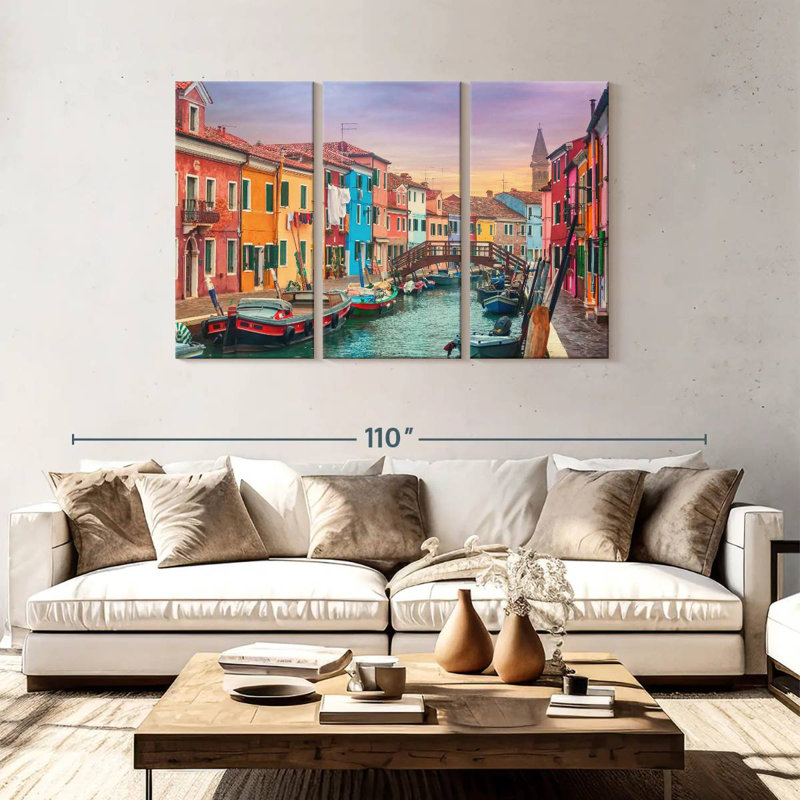 Rorry Dusk In Burano, 48" H x 74" W
