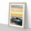 Mountain Peaks in Abstract - Framed Print-55726175-55726176