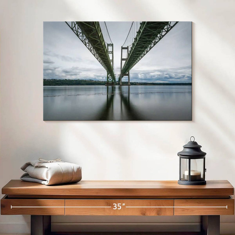 Lilie Under Tacoma Narrows Bridge, 16" H x 24" W