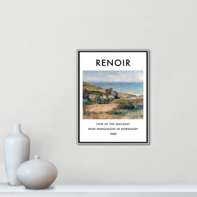 Old Masters Collection " View Of The Seacoast Near Wargemont " by Auguste Renoir