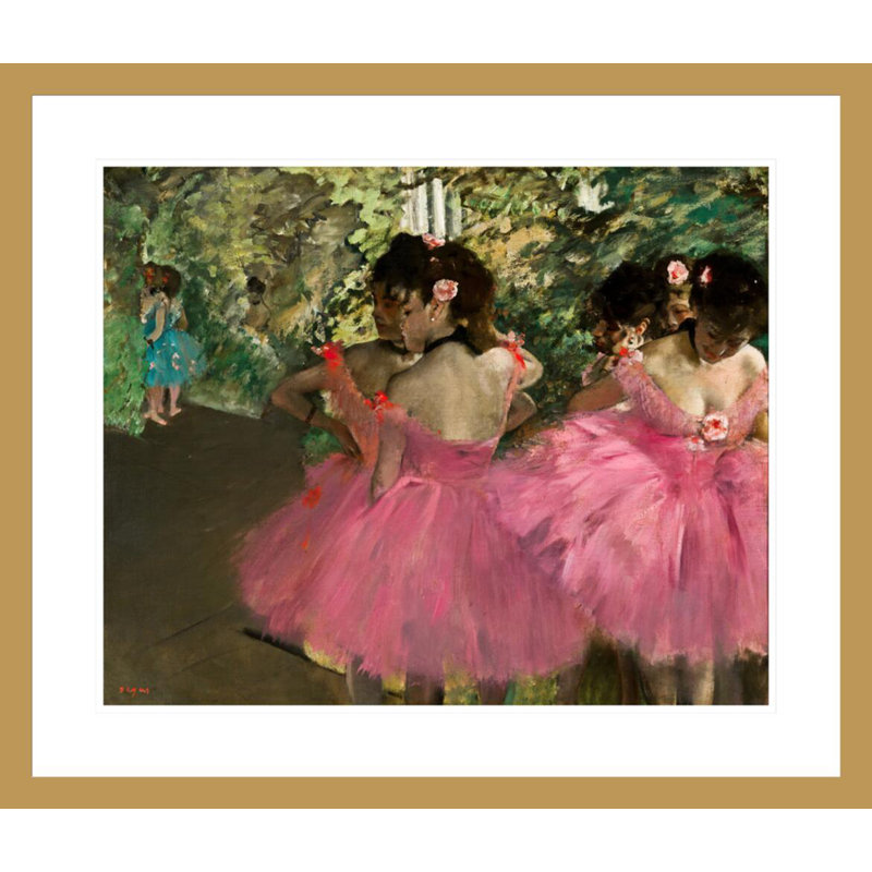 «Dancers in Pink» par Edgar Degas, impression giclée encadrée, H 23,5 po x l 27,52 po