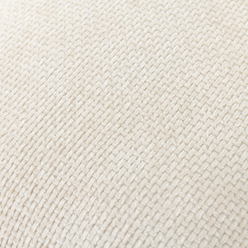 Housse de coussin décoratif en polyester Farmhouse Pillow Covers, Crème, Carré de 20 po