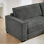 Canapé modulaire rembourré avec repose-pieds amovible-357018615