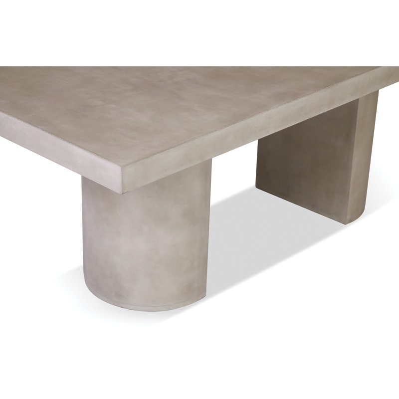 Perpetual Outdoor Dining Table, Slate Gray