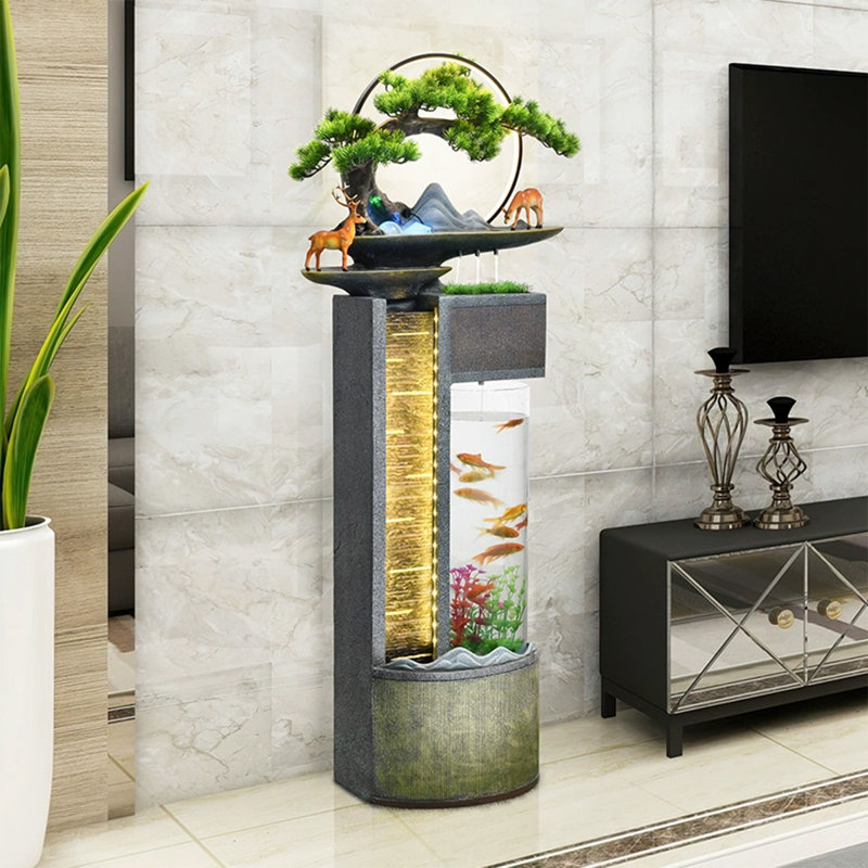 Réservoir d'aquarium moderne en résine 4-6 gallons