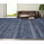 Tapis bleu marine noué à la main de haute qualité-64416876