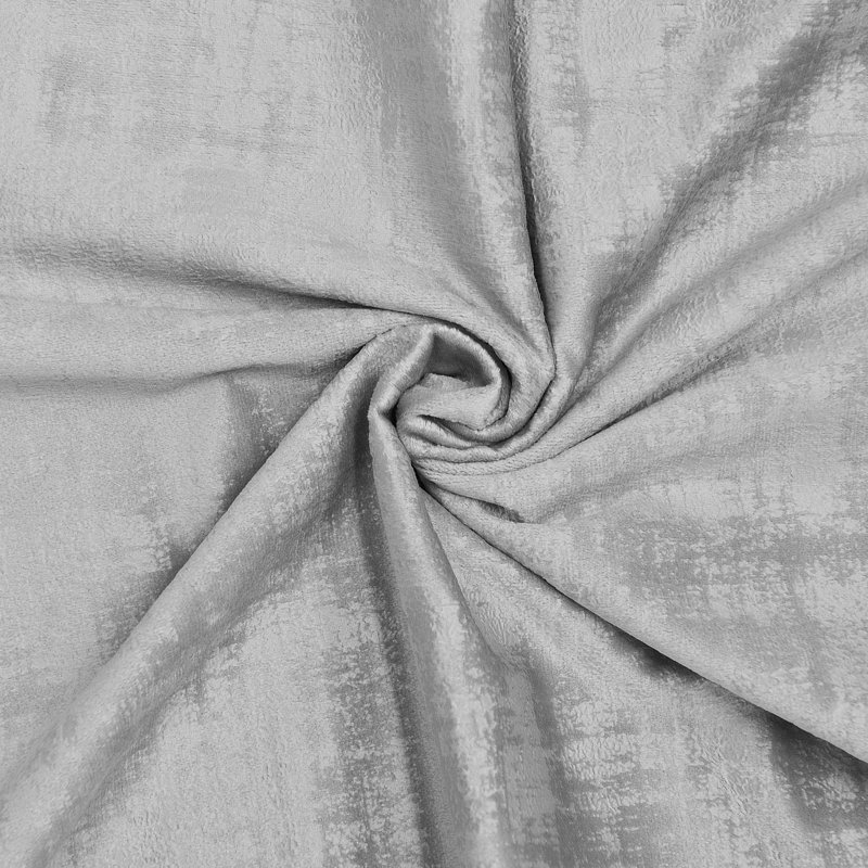 Textured Velvet Throw Pillow Cover, Steeple Gray