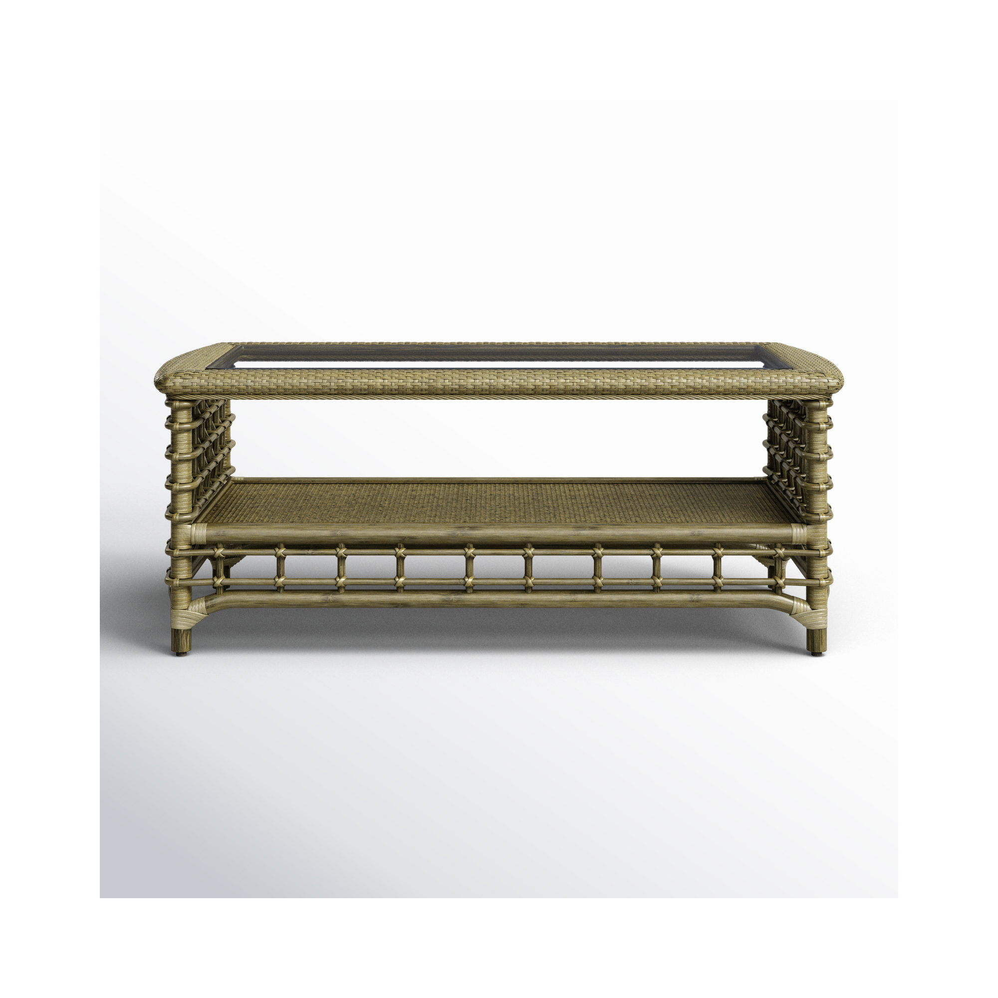 Luca Coffee Table, Brass