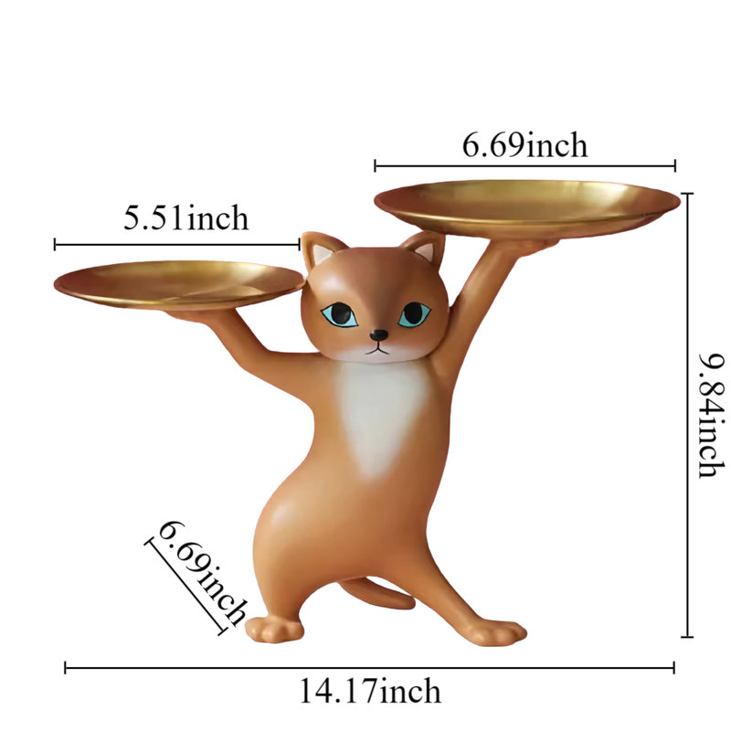 Aliah Figurines & Sculptures, Brown