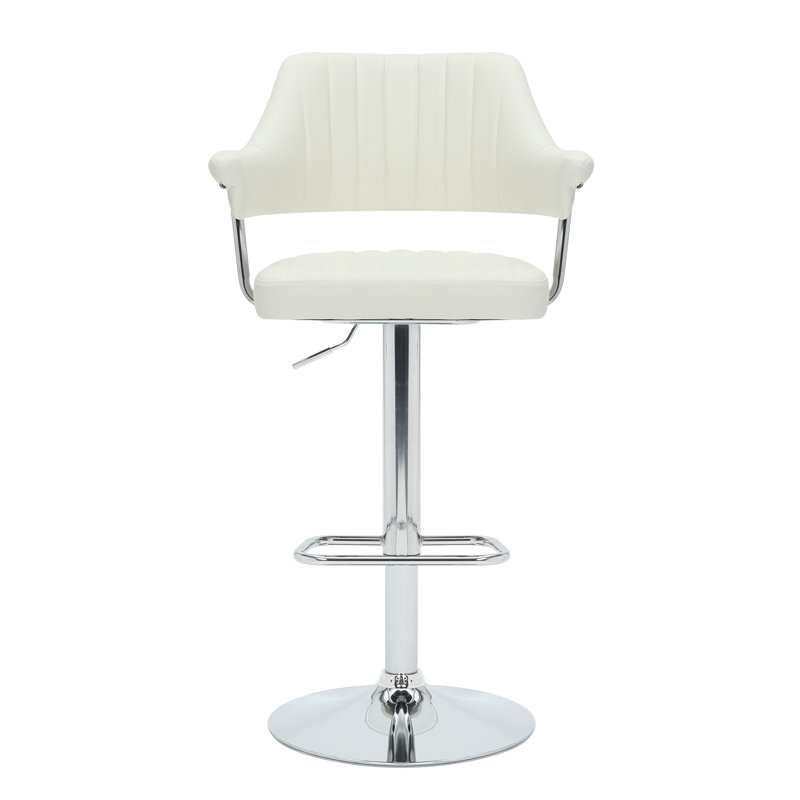 Swivel Upholstered Bar Stool