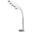 210cm Chrome Arched Floor Lamp