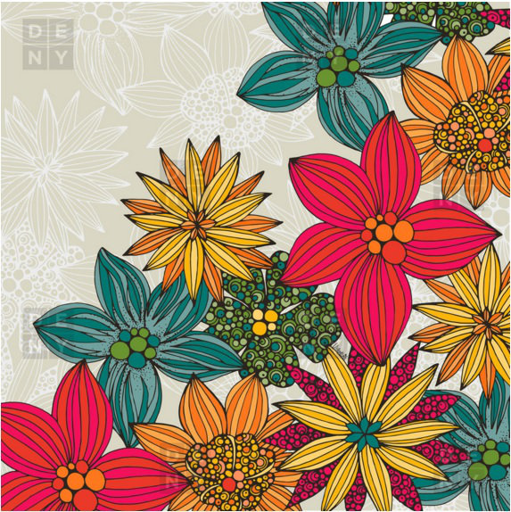Valentina Ramos Traditional Floral Duvet Cover, King Duvet Cover