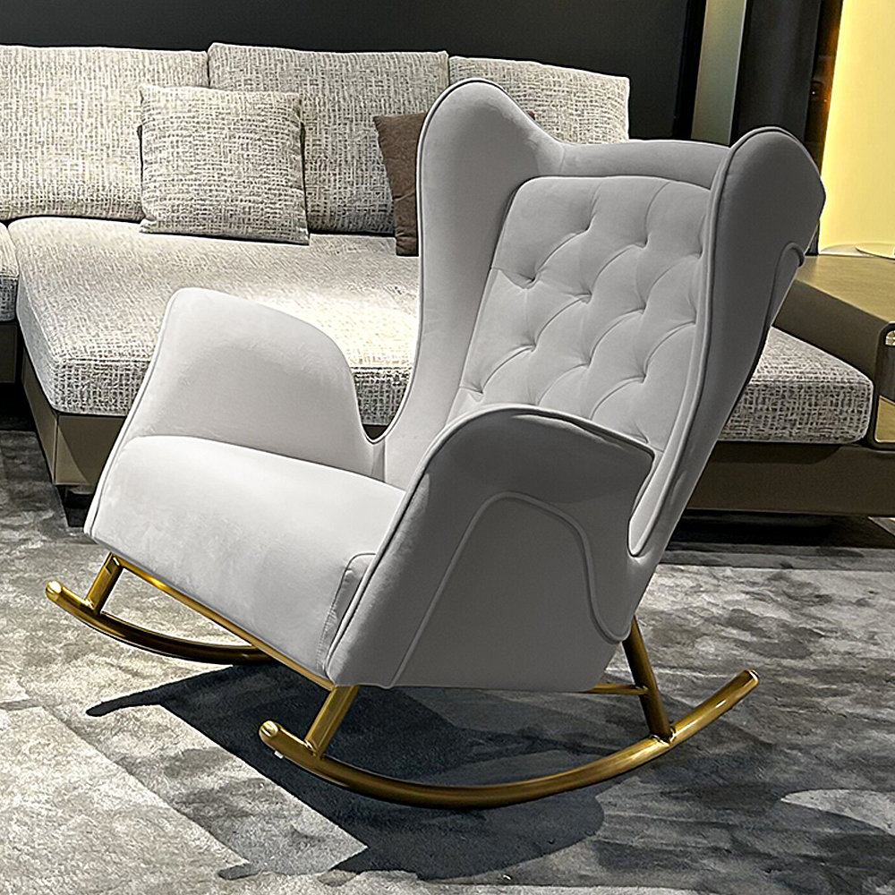 Comfort Zone Furniture.e Modern Fish Rocking Chair Rocking Chair | Wayfair