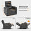 Zero-Gravity Power Reclining Home Theatre Seating with Adjustable Headrest & Swivel Tray-1537891736-1537891739