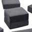 Repose-pieds modulaire - gris