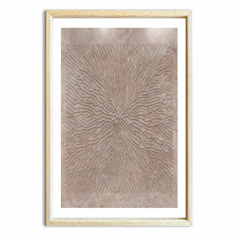 Élégante peinture encadrée décorative, 24,4 po x 36,2 po | Cadre 100% bois massif (épaisseur: 1,2 po), fond 100% bois aggloméré (épaisseur: 0,1 po) | Œuvre imprimée UV, parfaite pour la décoration de salon et de bureau