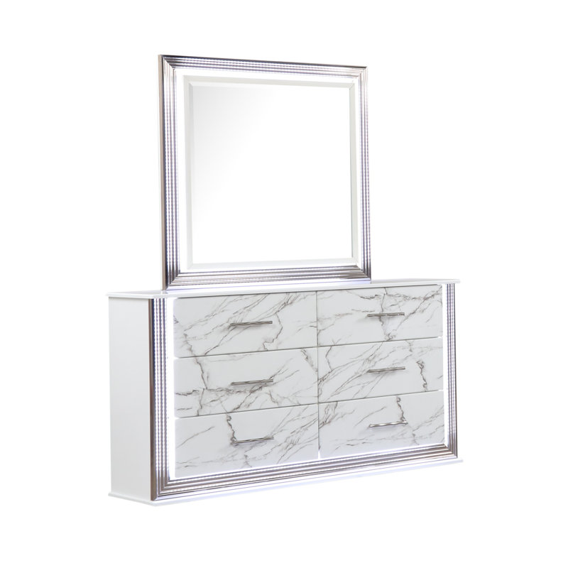 Commode à tiroirs en marbre Desire