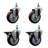 Polyurethane Wheel Swivel ½ Inch Threaded Stem Caster SCC