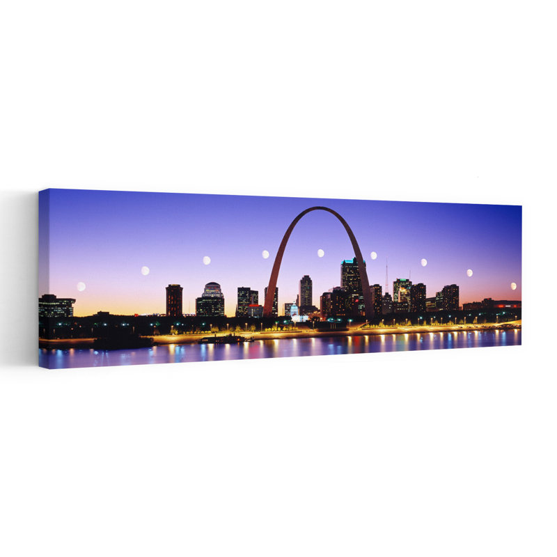 Skyline St Louis Missouri USA by Richard Sisk - Wrapped Canvas Panoramic Print, 50.8 cm H x 152.4 cm W