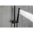 59-Inch Hose Handheld Shower With Adjustable Height And 28-Inch Slide Bar In Dark Matte Hose, Bar, Black