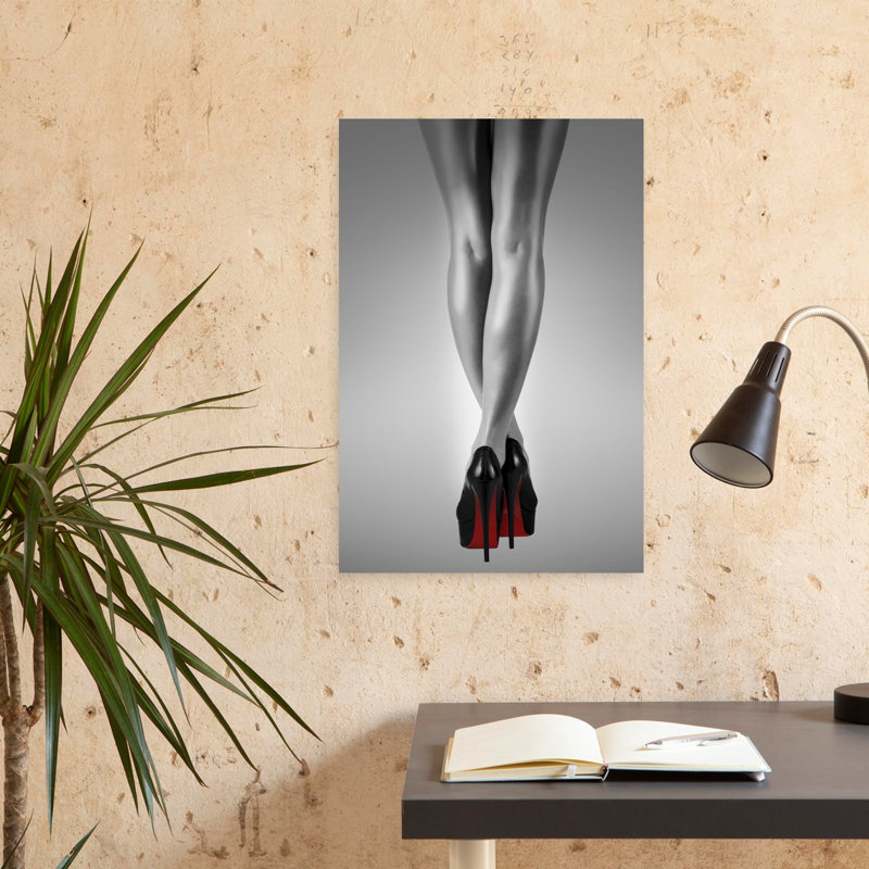 Fashion Red 2, art contemporain, H 24 po x l 16 po