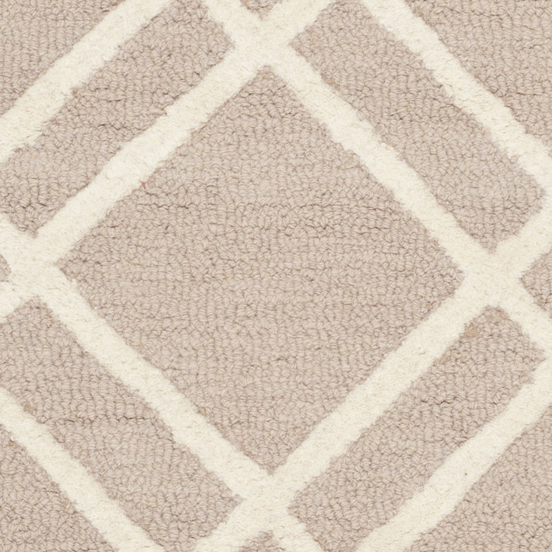 Duley Geometric Wool Hand Woven Area Rug, Rectangle 152 x 244 cm