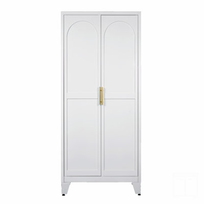 Versatile Storage Cabinet with Doors and Adjustable Shelves, for Organizing Home or Office Spaces, Suitable for Various Settings by George Oliver