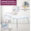 Highhouse Glass Top Metal Base Dining Table