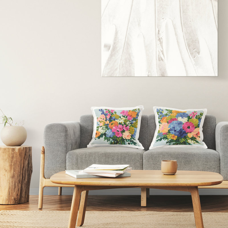 Floral Throw Pillow