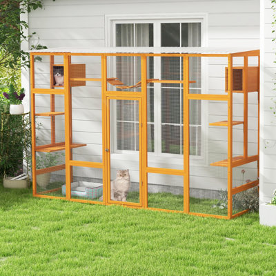 Large Wooden Cat Playpen Cat Enclosure Catio