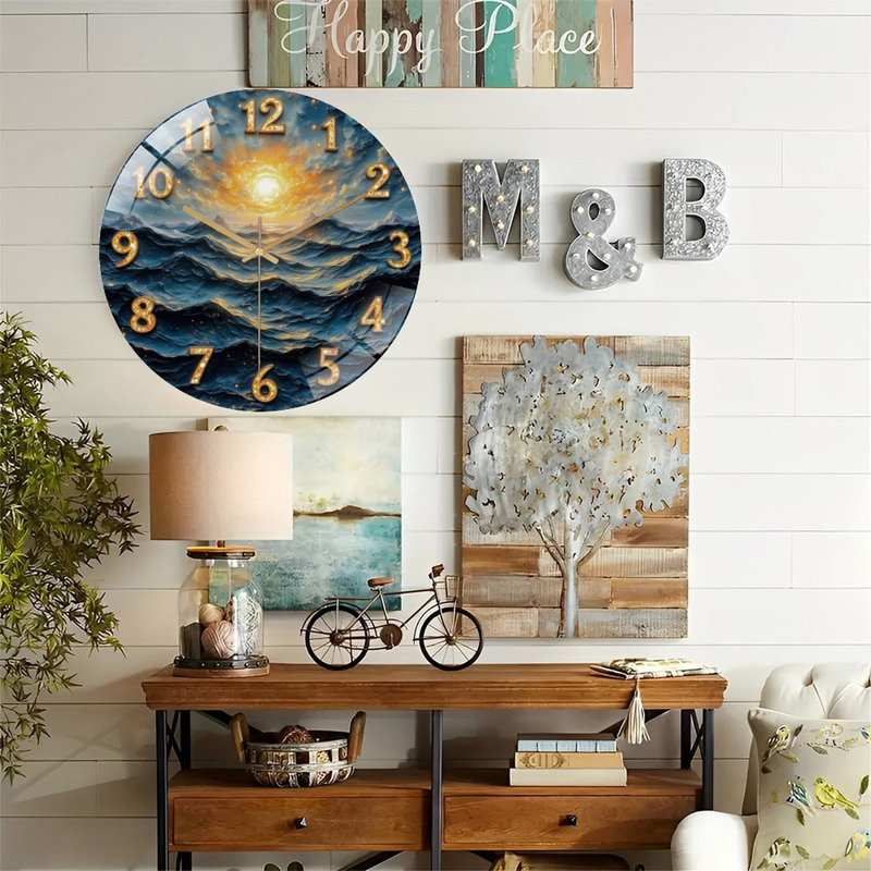 Horloge murale 12 po