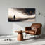 Art mural sur toile, "Silhouette noire"-406363205