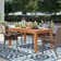 Averyann Rectangular Teak Outdoor Dining Table