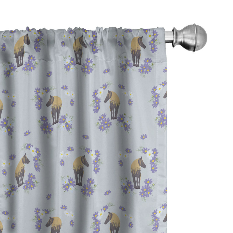 Semi-Sheer Rod Pocket Sliding Panels, 28" x 84"