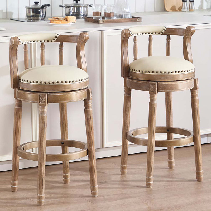 Tabourets de bar en bois