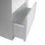 Meuble-lavabo latéral Donato, blanc mat, 16 po