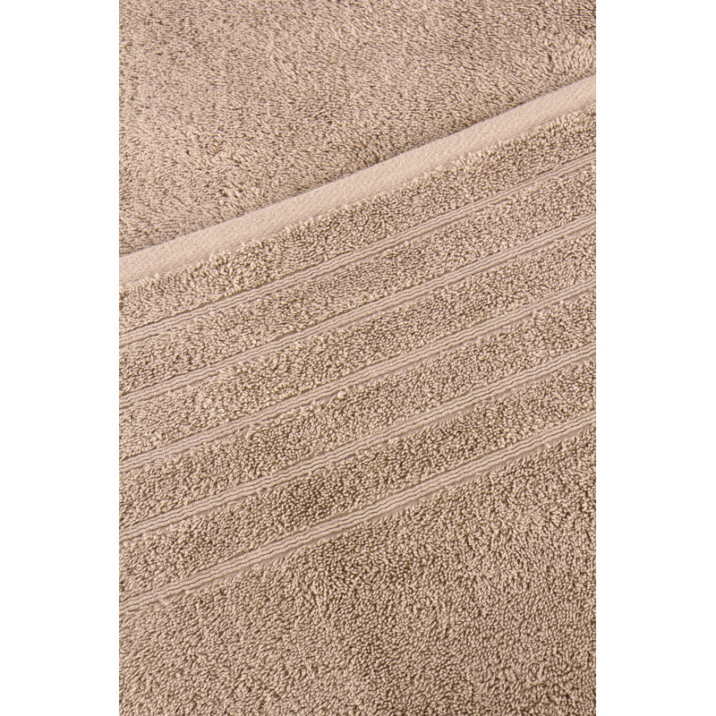 Shantae 56" L x 30" W Cotton Bath Towel Set , Beige