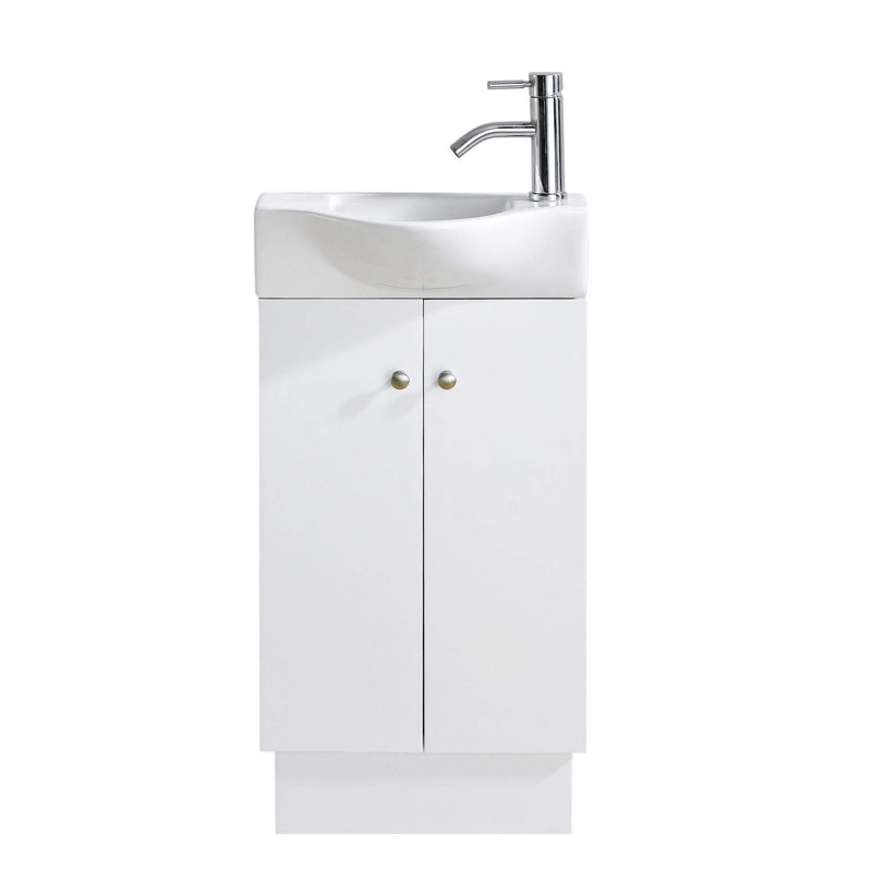 Ensemble de meuble-lavabo simple 17,75 po Jorrie, Blanc