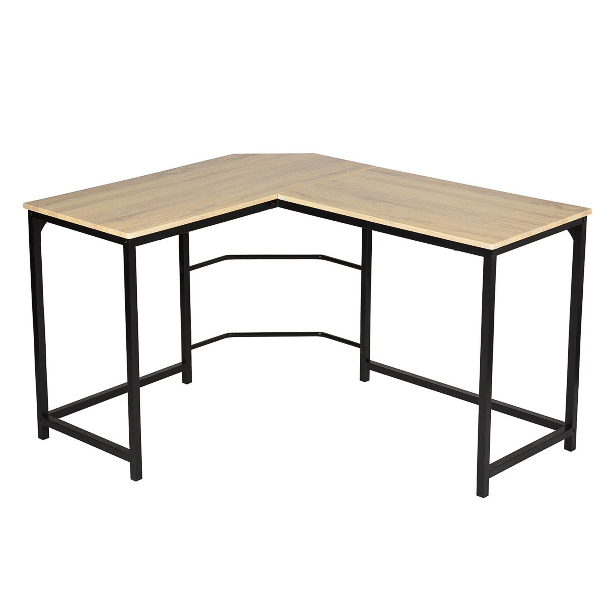 62.5 L-Shaped Desk with Storage by Monarch 