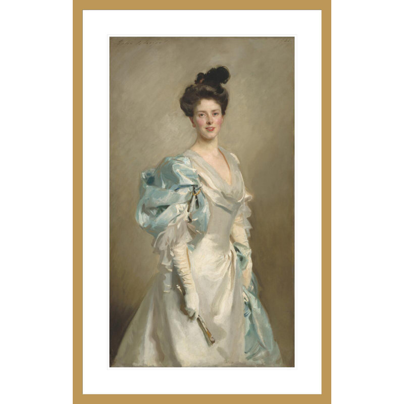 Mary Crowninshield Endicott Chamberlain (Mme Joseph Chamberlain), John Singer Sargent, impression giclée encadrée