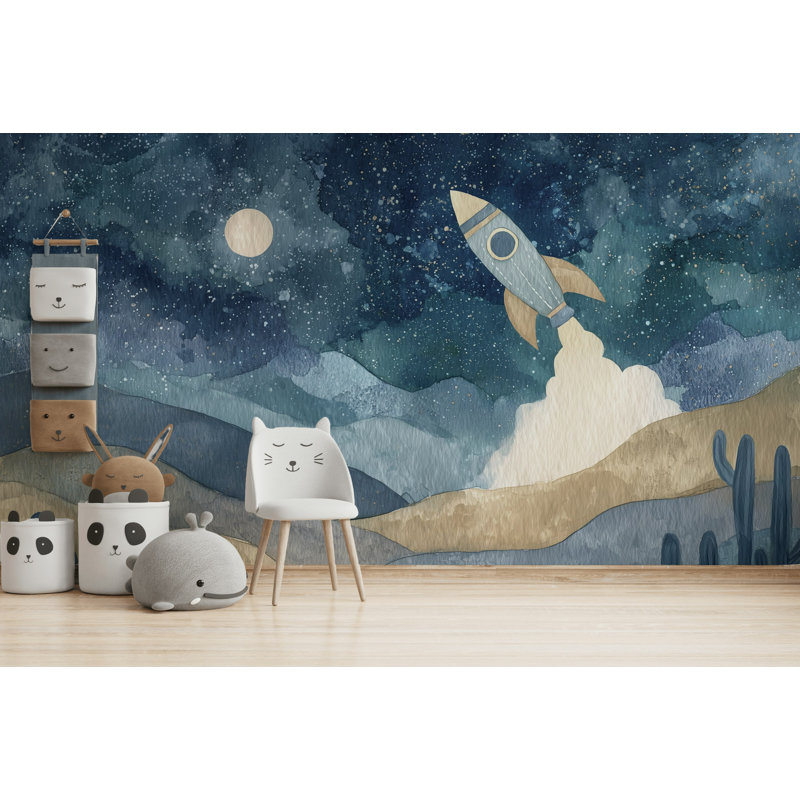 Papier peint Starry Night, 100 po x 96 po, Peel and Stick