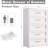 White chest of five drawers-591181931