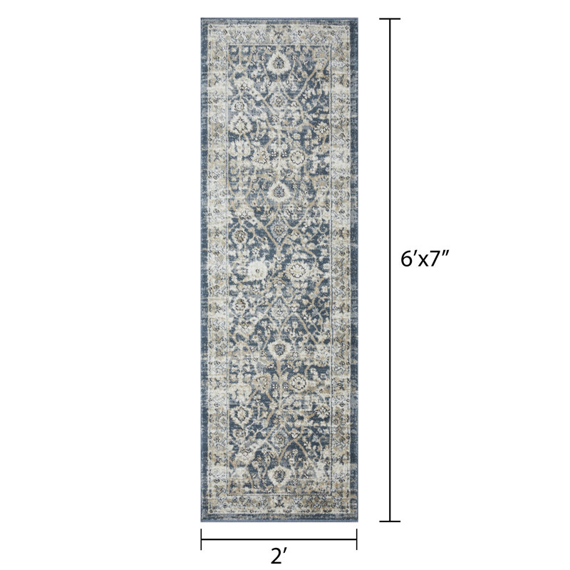 Aldonija Oriental Indoor Rug, Runner 2' x 6'7"