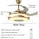 Ceiling Fan with LED Lights