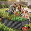 Lit de jardin surélevé en métal Sacia-70485756-70485700